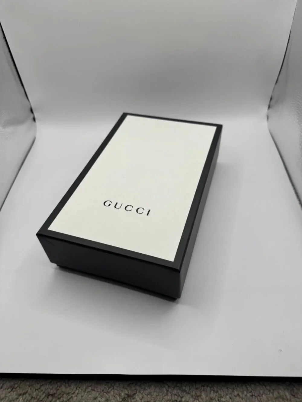 Authentic Gucci Ophelia Wallet Zip Around Web Stripe W Box and Dust Bag